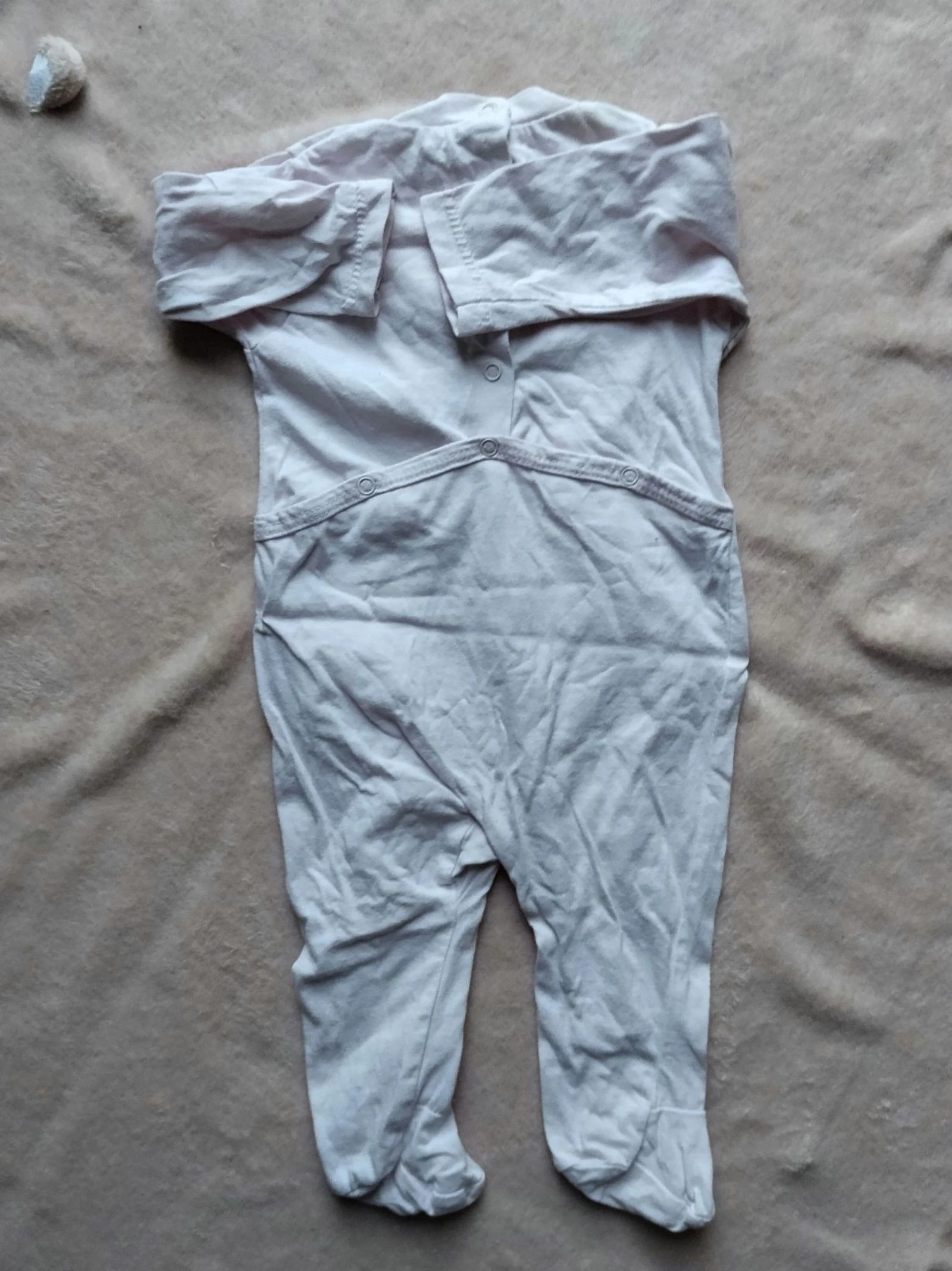 Baby Pajamas Petit Kimbaloo 6 months pale pink small mouse pattern – photo 3